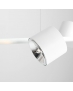 Wisząca LAMPA tuby 1047L BOT 4xGU10 ALDEX metalowa czarna minimalistyczny ZWIS sople spot tuba czarna
