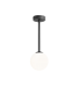 RABAT! DO -18% ALDEX 1080PL_G1_S PINNE S BLACK LAMPA sufitowa modernistyczna mleczna kula SZTYCA szklana kula zwis złoty