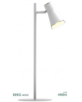 % POLUX 318190 Lampka biurkowa BERG LED biała
