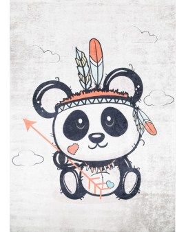 Dywan Dziecięcy 2029 drukowany Panda Indianin 80x150cm