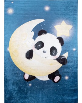 Dywan Dziecięcy 2322 drukowany Panda na księżycu 80x150cm
