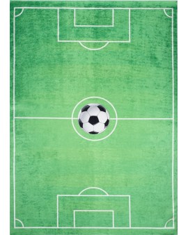 Dywan Dziecięcy 9731 drukowany Boisko Piłka Murawa zielona 120x170cm