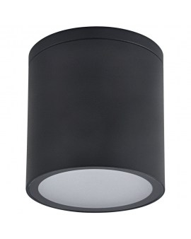 % GOLDLUX 320056 Plafon OHIO lampa zewnętrzna oprawa natynkowa sufitowa TUBA czarna IP54