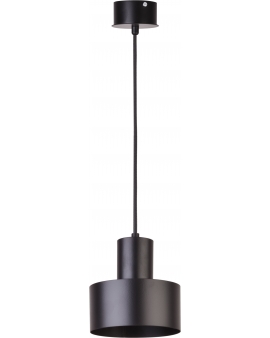 Metalowa lampa wisząca Rif S okrągła oprawa zwis czarny 30897 SIGMA 24h!